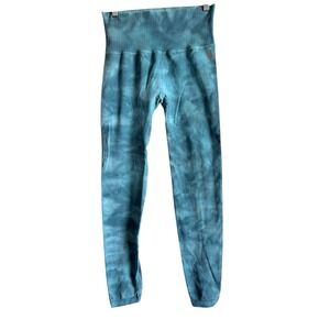 Free People‎ Movement Good Karma High Rise Tie Dye Leggings Size XS/S Ozark Mist